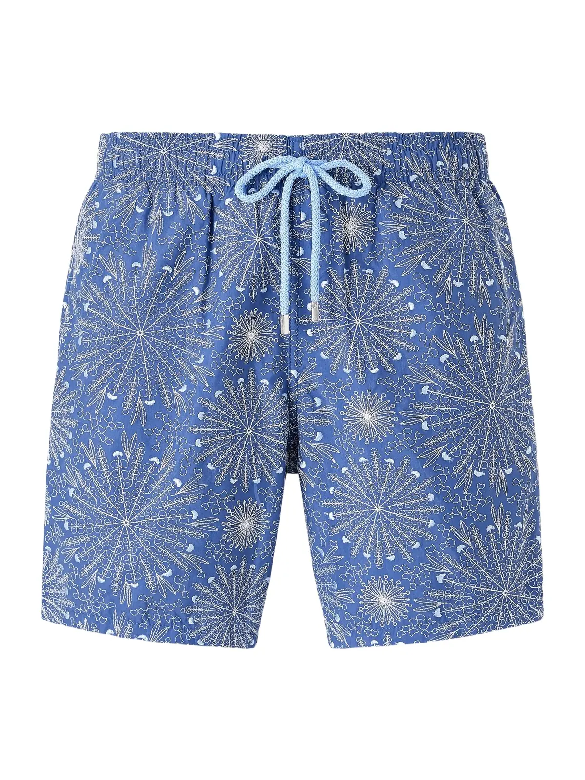 Mistral Straight-Leg Mid-Length Embroidered Swim Shorts - Men Mistral Straight-Leg Mid-Length Embroidered Swim Shorts - Men