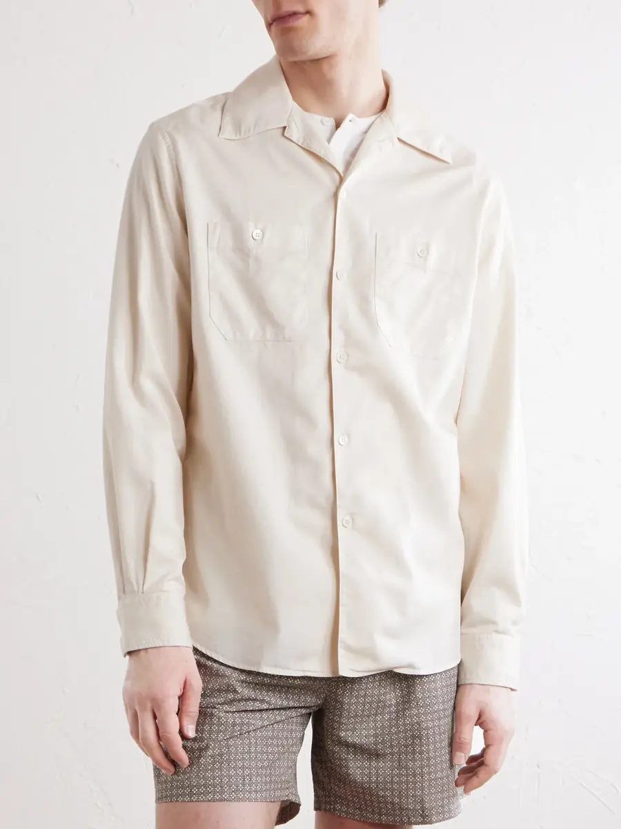 Brunello Cucinelli Cotton-Poplin Shirt - Men | Thumbnail 3