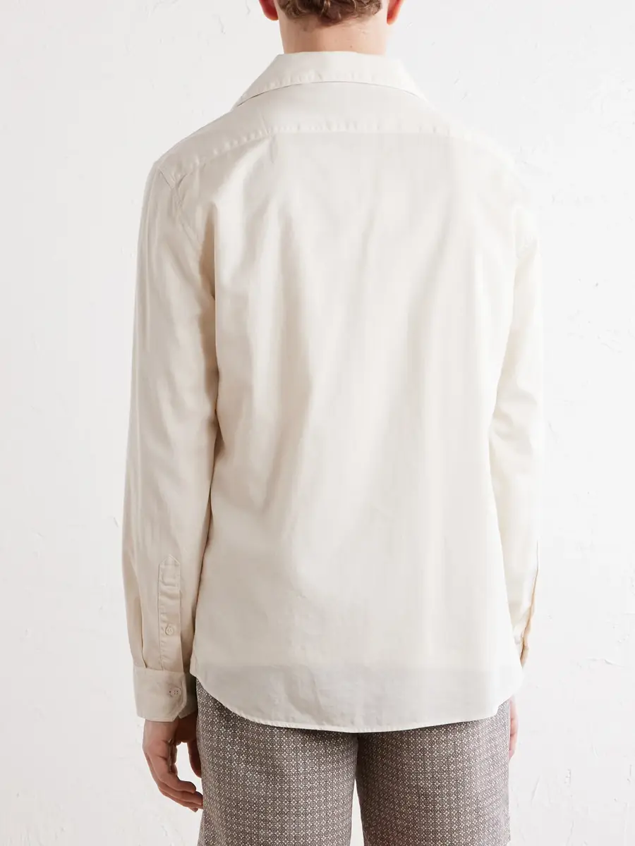 Brunello Cucinelli Cotton-Poplin Shirt - Men | Thumbnail 4