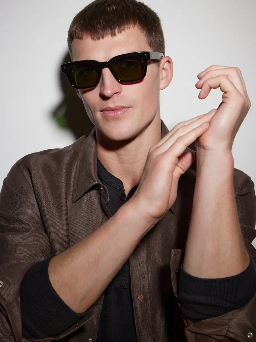 Jacques Marie Mage Molino 55 Rectangular-Frame Acetate Sunglasses - Men | Thumbnail 5