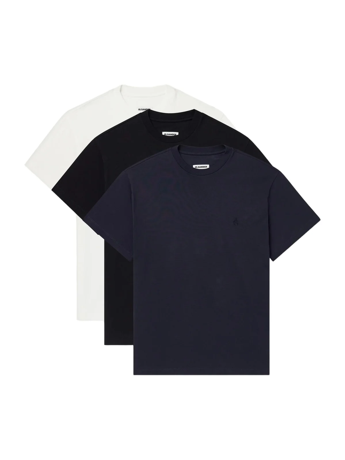 Three-Pack Logo-Appliquéd Cotton-Jersey T-Shirts - Men Three-Pack Logo-Appliquéd Cotton-Jersey T-Shirts - Men