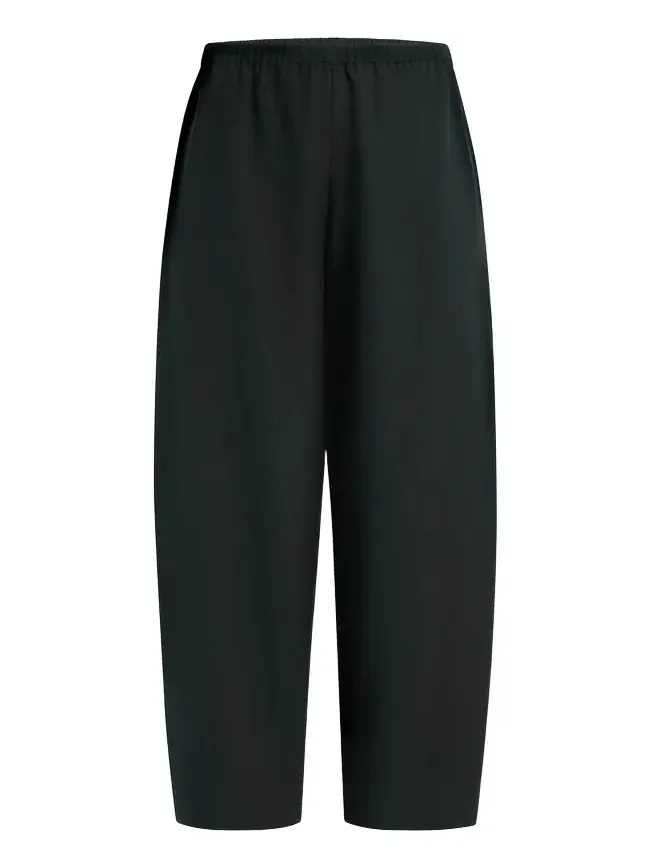 Roma Pant In Black Wool