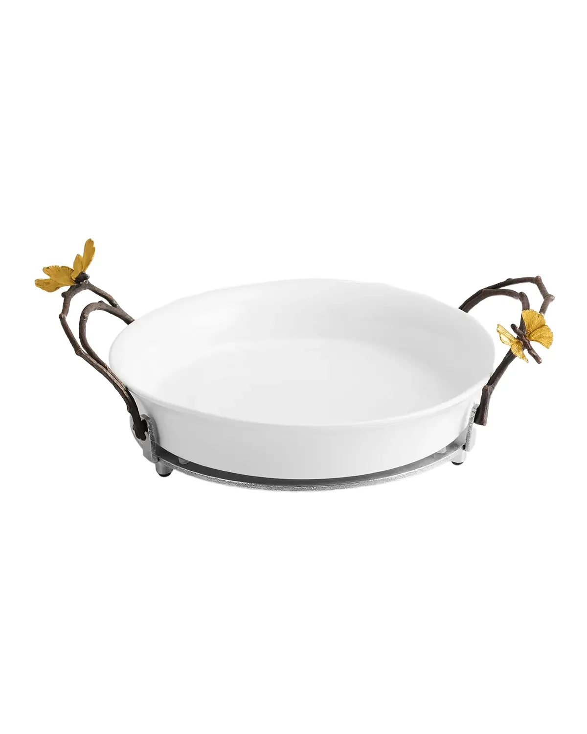 Michael Aram Butterfly Ginkgo Pie Dish