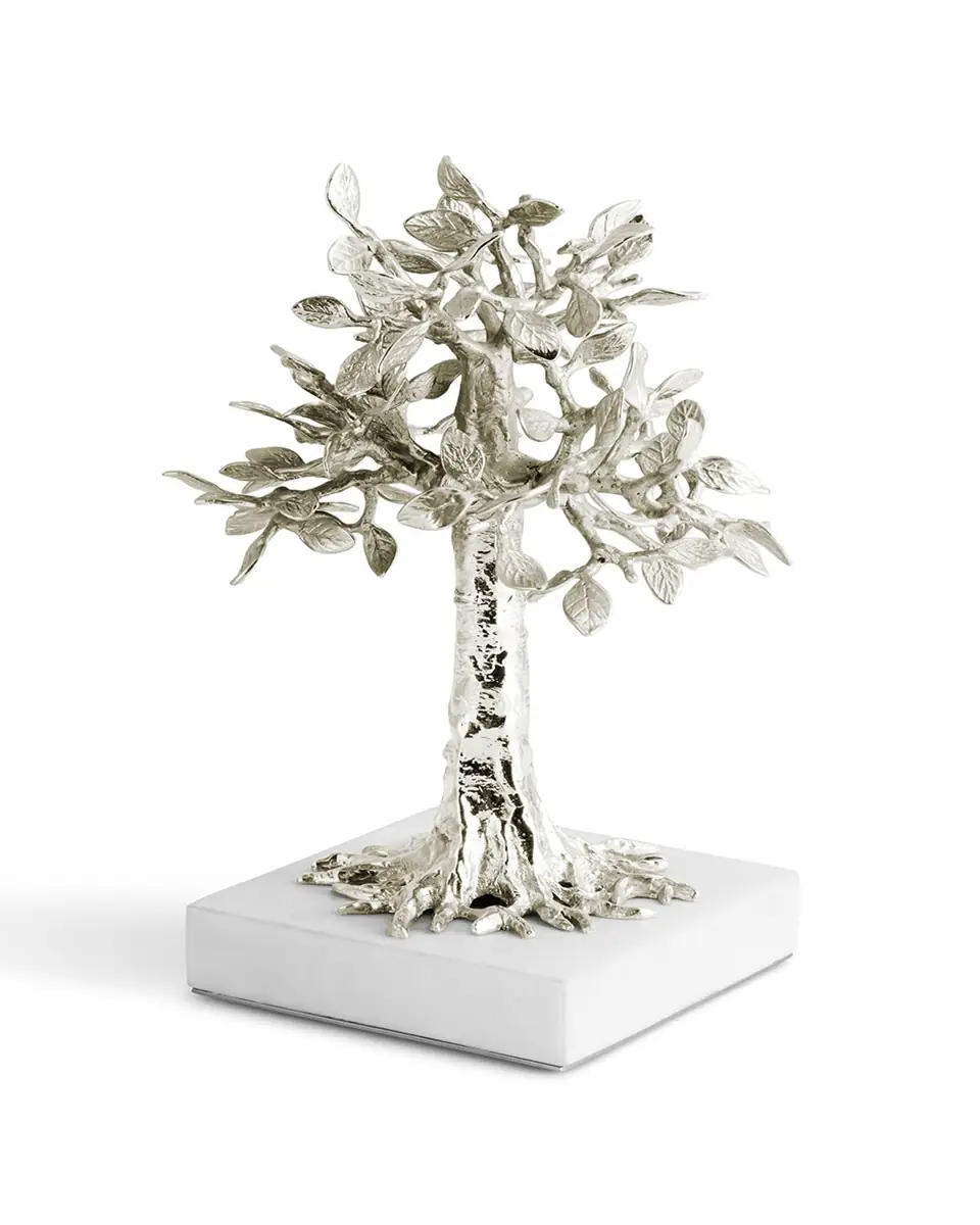 Michael Aram Foliated Cross Nickelplate Sculpture | Thumbnail 3