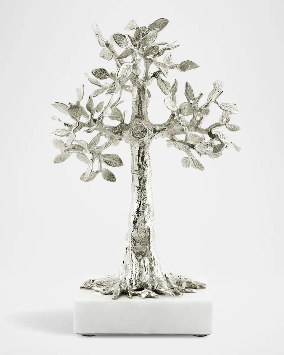 Michael Aram Foliated Cross Nickelplate Sculpture | Thumbnail 4