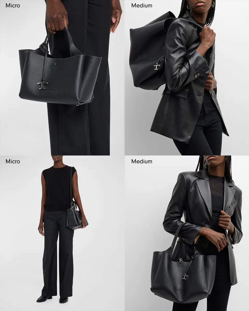 Tod's Medium Leather Tote Bag | Thumbnail 8