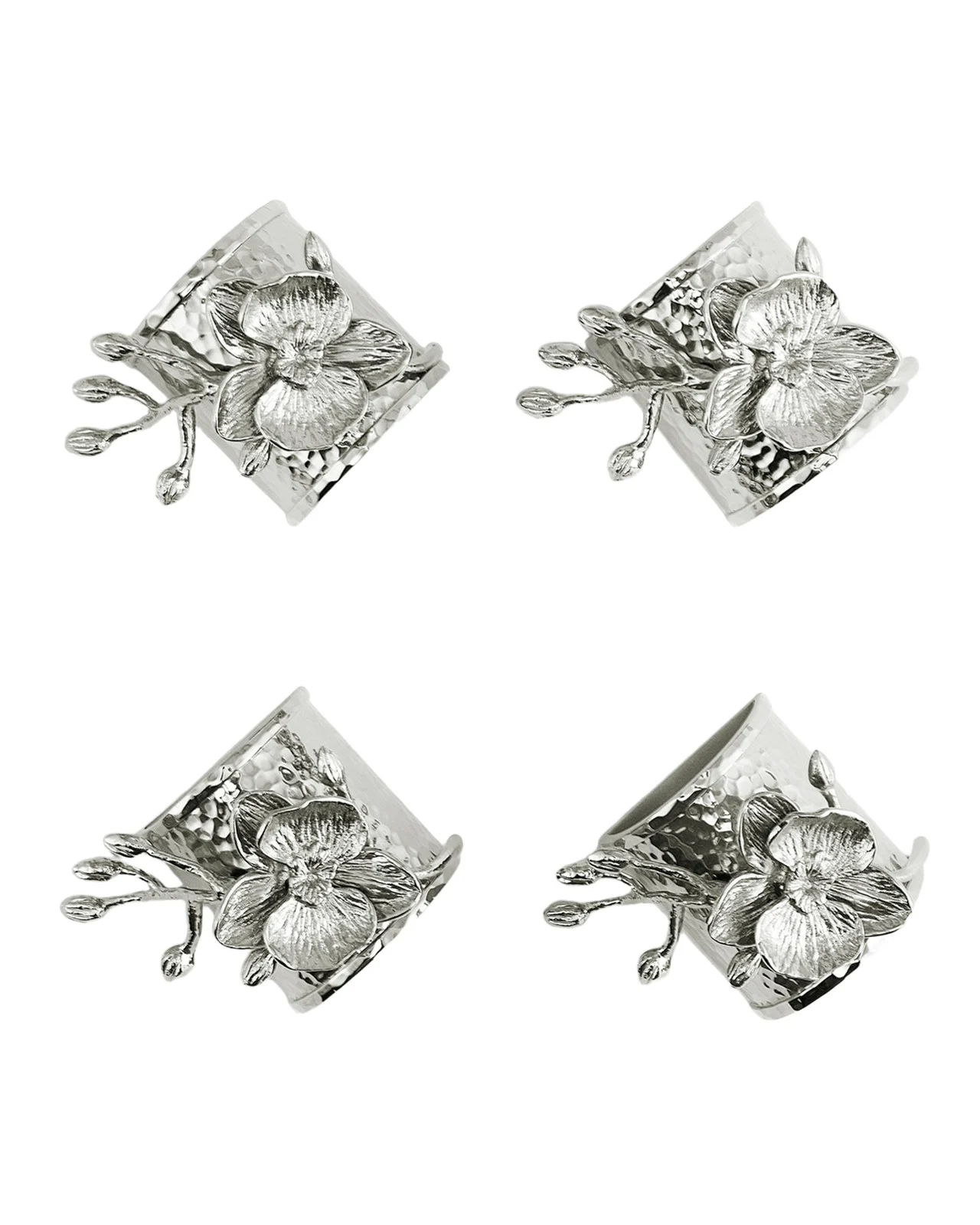 Michael Aram White Orchid Napkin Rings, Set of 4