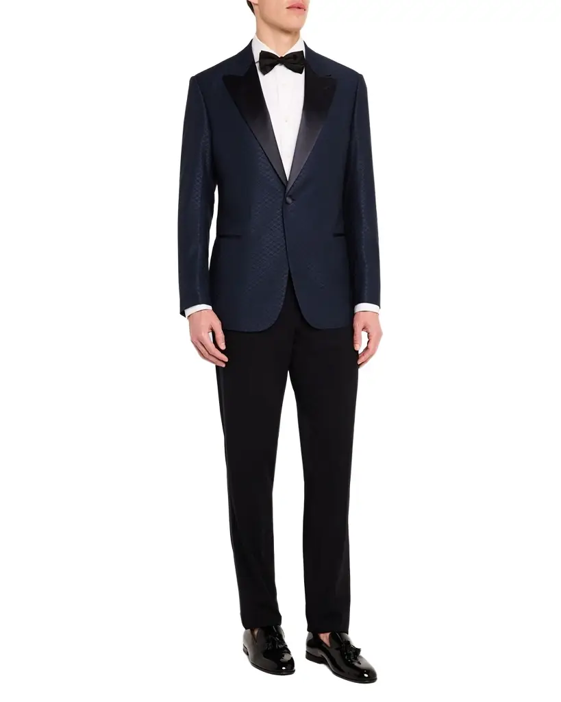 Emporio Armani Men's Geo Jacquard Dinner Jacket