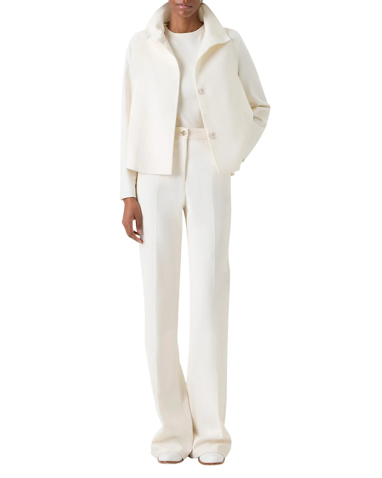 Akris Castro Cashmere Stand-Collar Jacket
