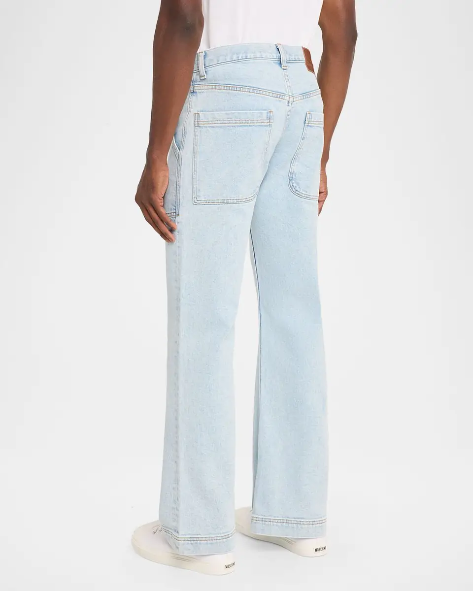Sanderlak Men's Utility Relaxed Flare Jeans | Thumbnail 2