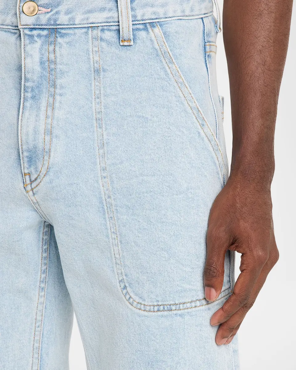 Sanderlak Men's Utility Relaxed Flare Jeans | Thumbnail 4