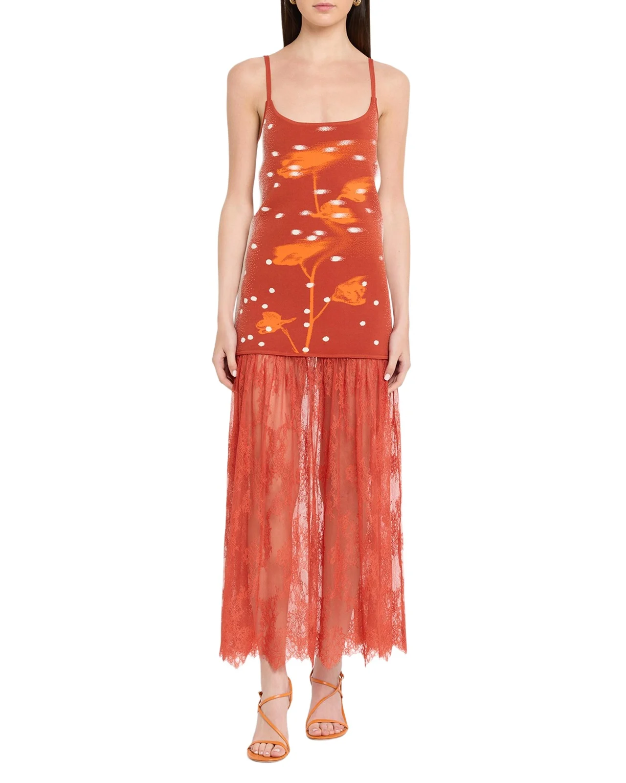 PH5 Ginger Mixed-Media Maxi Dress