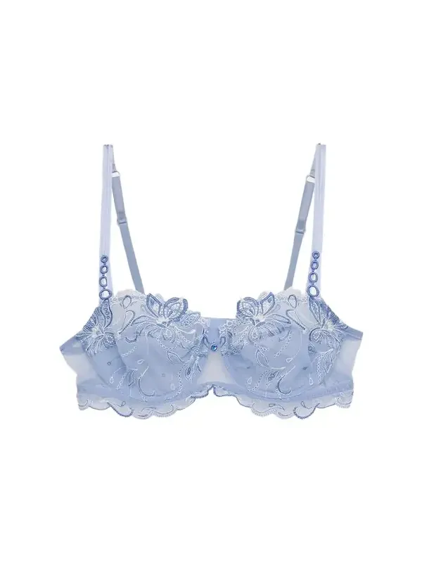 Nymphe Bleue Embroidered Tulle Demi Bra Nymphe Bleue Embroidered Tulle Demi Bra
