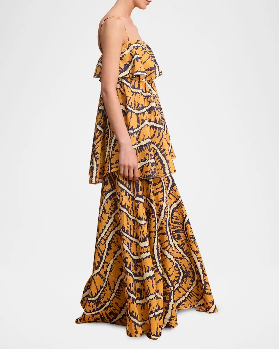 ALÉMAIS Ripple Layered Maxi Dress | Thumbnail 3 ALÉMAIS Ripple Layered Maxi Dress | Thumbnail 3