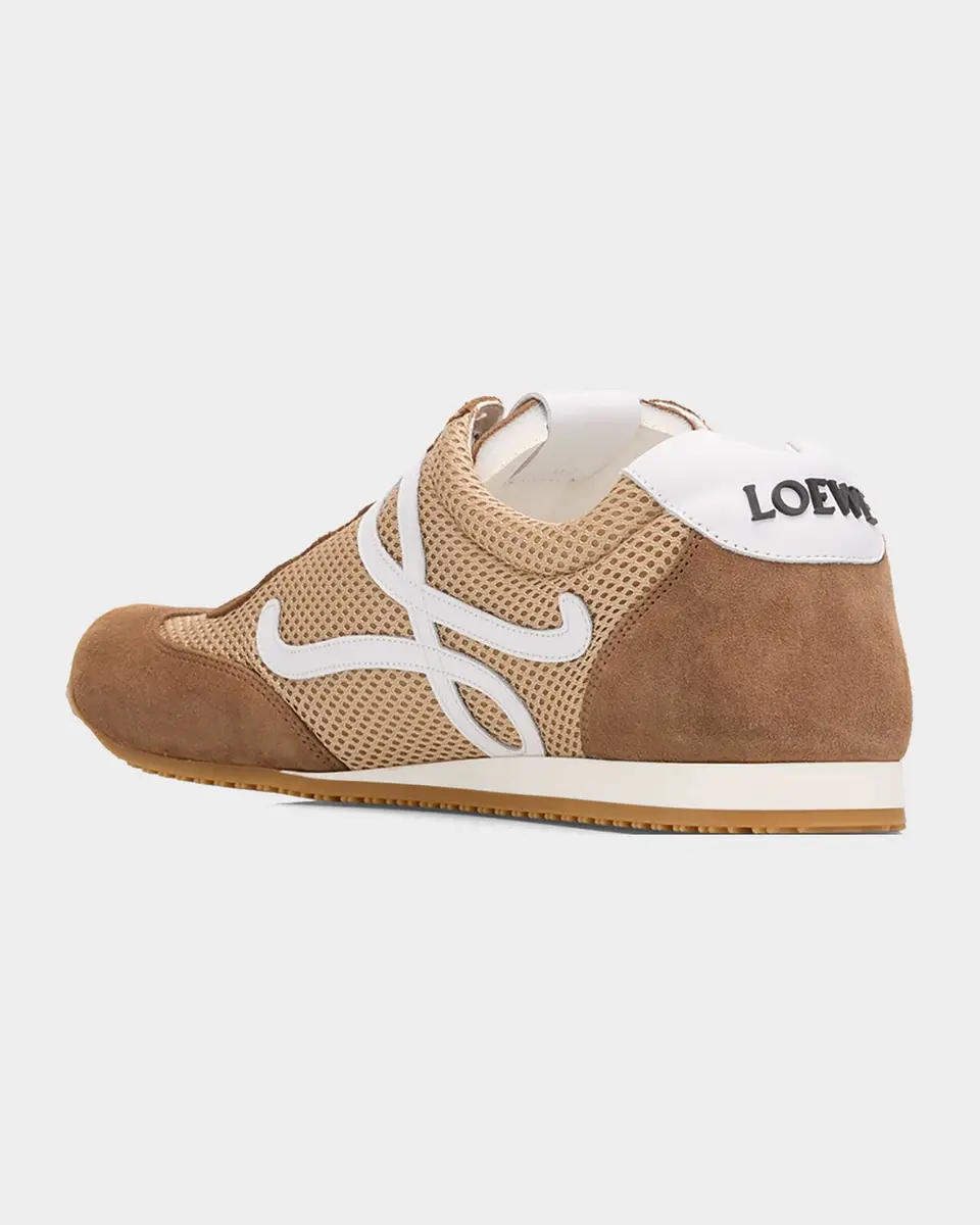 Loewe Ballet Runner 2.0 Sneakers in Suede and Mesh | Thumbnail 4 Loewe Ballet Runner 2.0 Sneakers in Suede and Mesh | Thumbnail 4