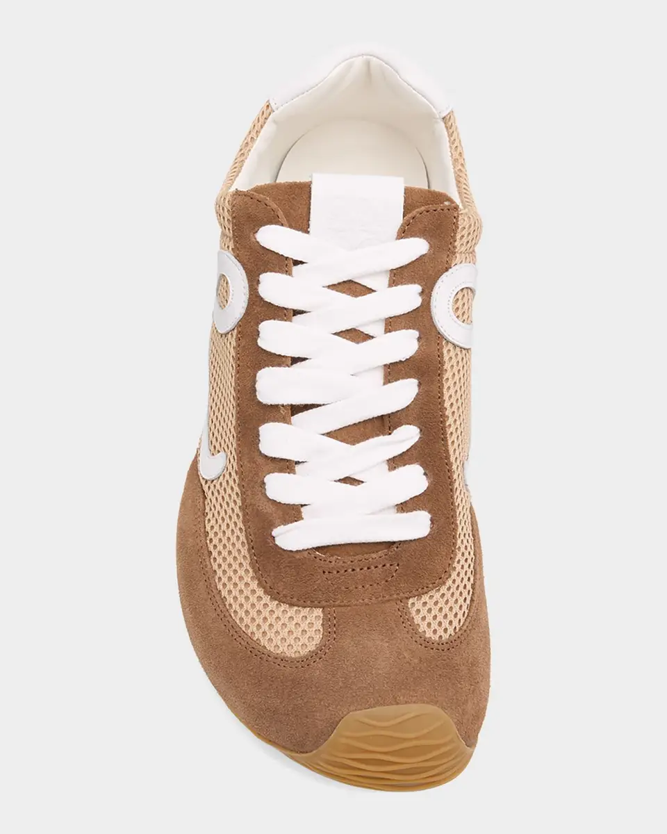 Loewe Ballet Runner 2.0 Sneakers in Suede and Mesh | Thumbnail 6 Loewe Ballet Runner 2.0 Sneakers in Suede and Mesh | Thumbnail 6