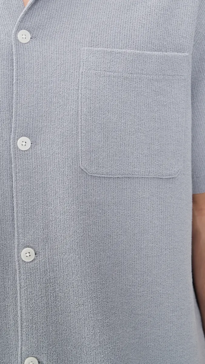 Frame Textured Button Down Shirt | Thumbnail 6 Frame Textured Button Down Shirt | Thumbnail 6