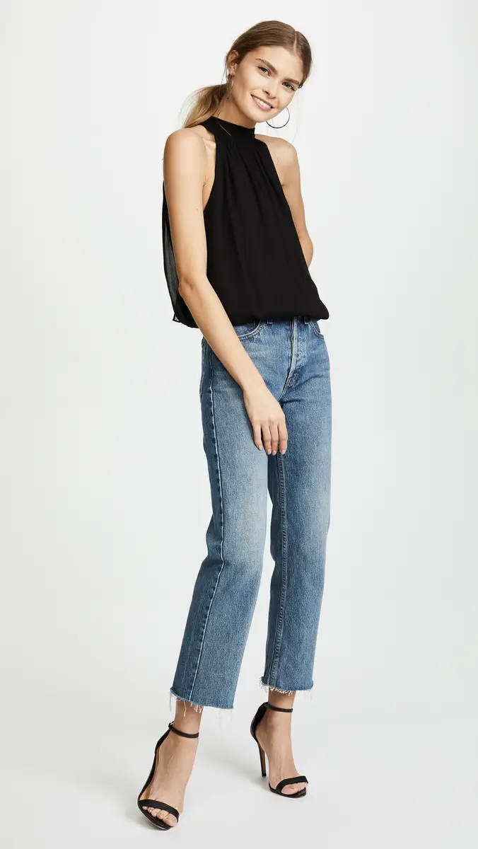 Alice + Olivia Maris Gathered Halter Top | Thumbnail 5 Alice + Olivia Maris Gathered Halter Top | Thumbnail 5