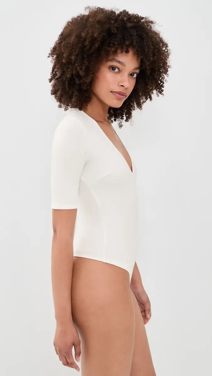 Fleur du Mal Deep Plunge Thong Bodysuit | Thumbnail 4