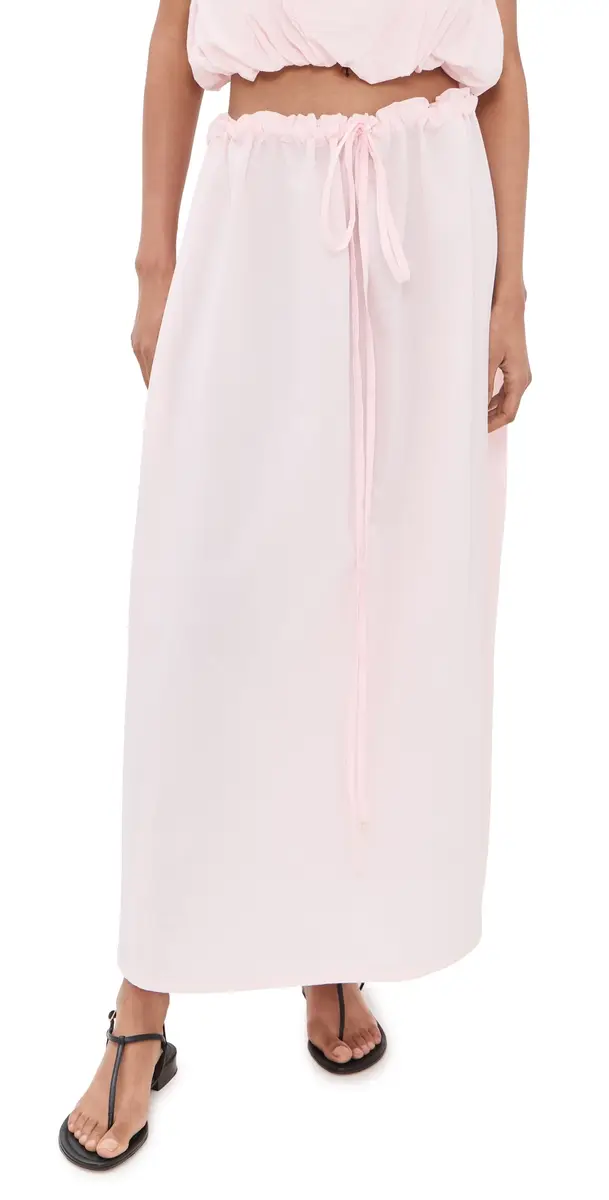 Poplin Column Skirt Poplin Column Skirt