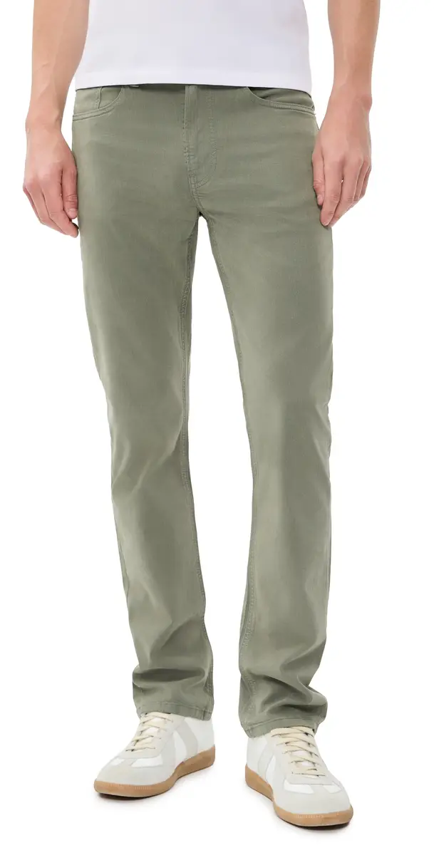 Frame Modern Straight Jeans Antique Military Khaki | Image 1 Frame Modern Straight Jeans Antique Military Khaki | Image 1