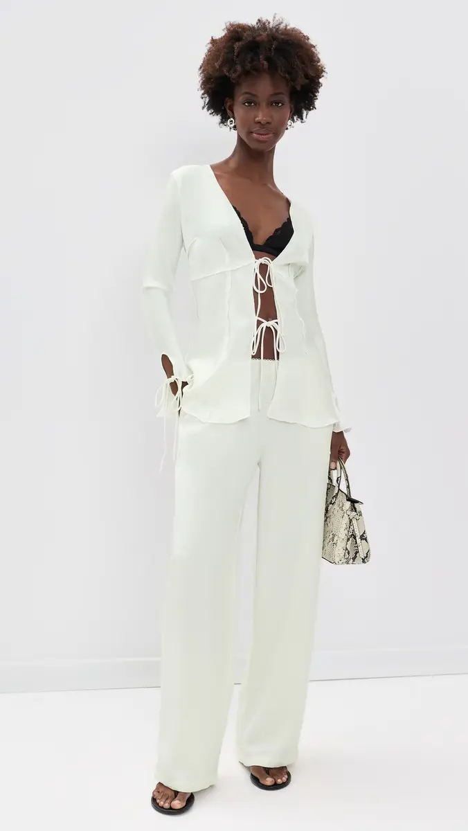 LIONESS In Bloom Pants Porcelain | Thumbnail 5 LIONESS In Bloom Pants Porcelain | Thumbnail 5