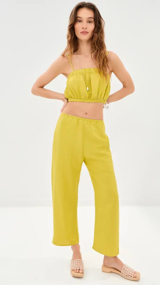 LE BOP Kelsey Cropped Mid Rise Pants | Thumbnail 5