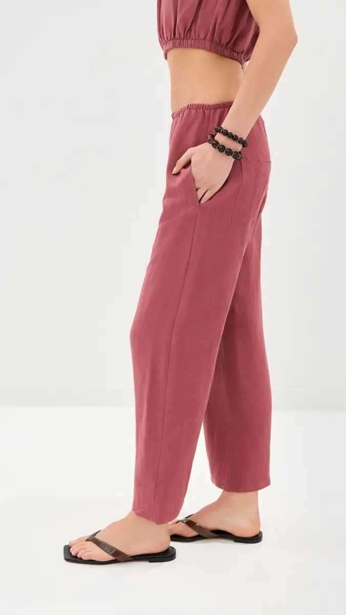 LE BOP Kelsey Cropped Mid Rise Pants | Thumbnail 4