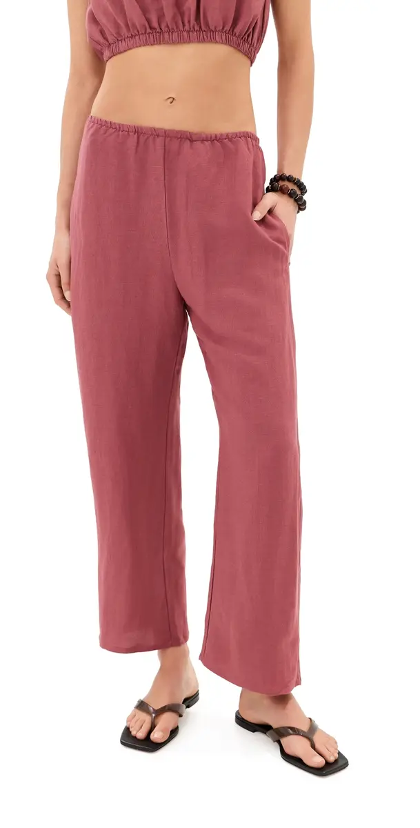 LE BOP Kelsey Cropped id Rise Pants arsala | Image 1 LE BOP Kelsey Cropped id Rise Pants arsala | Image 1