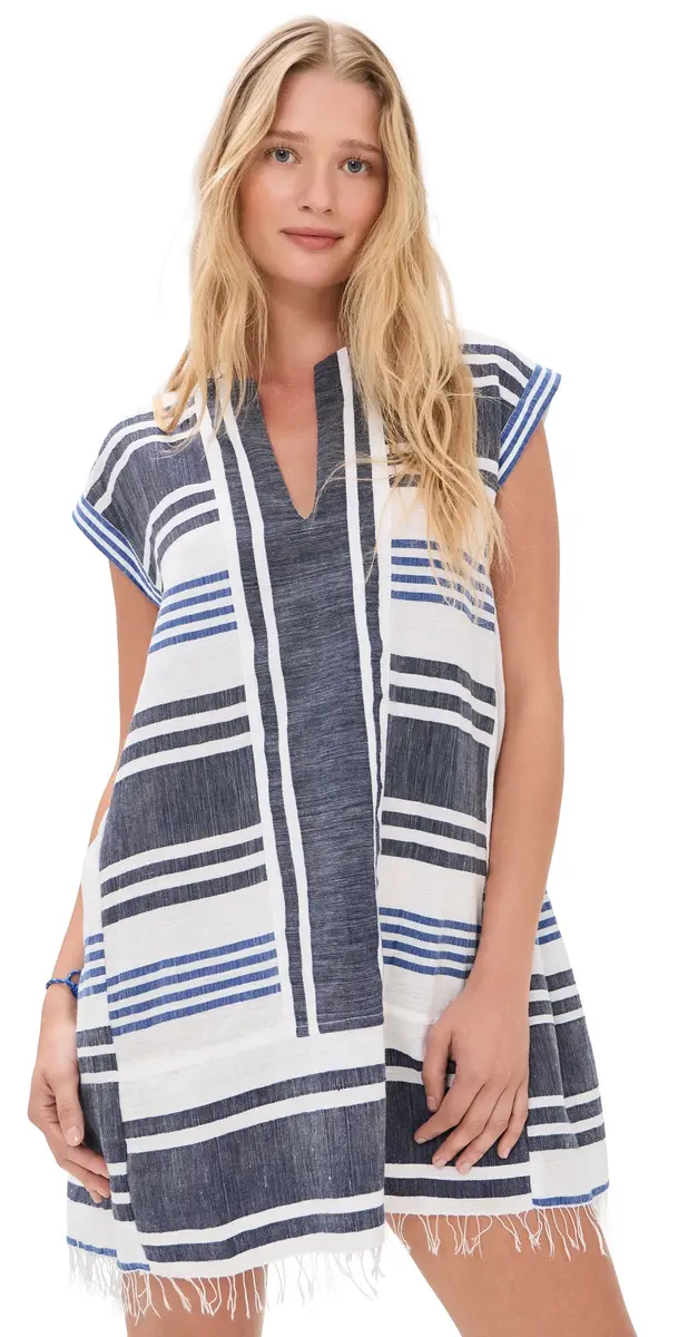 Lemlem Elina Caftan Marina Blue M | Image 1 Lemlem Elina Caftan Marina Blue M | Image 1