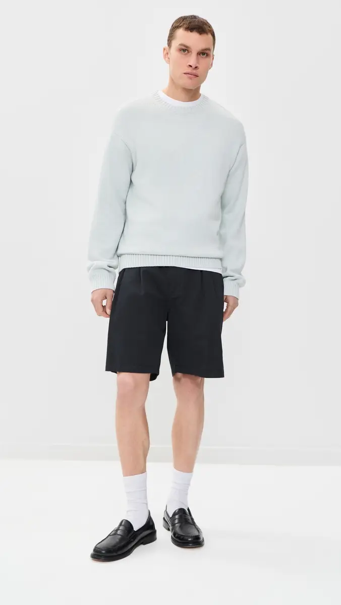 Frame Cotton Silk Crew Neck Sweater | Thumbnail 5 Frame Cotton Silk Crew Neck Sweater | Thumbnail 5
