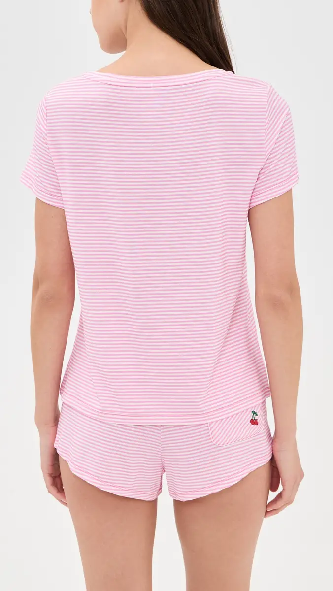 Stripe & Stare T-Shirt & Shorty Set Roller Stripe | Thumbnail 3 Stripe & Stare T-Shirt & Shorty Set Roller Stripe | Thumbnail 3