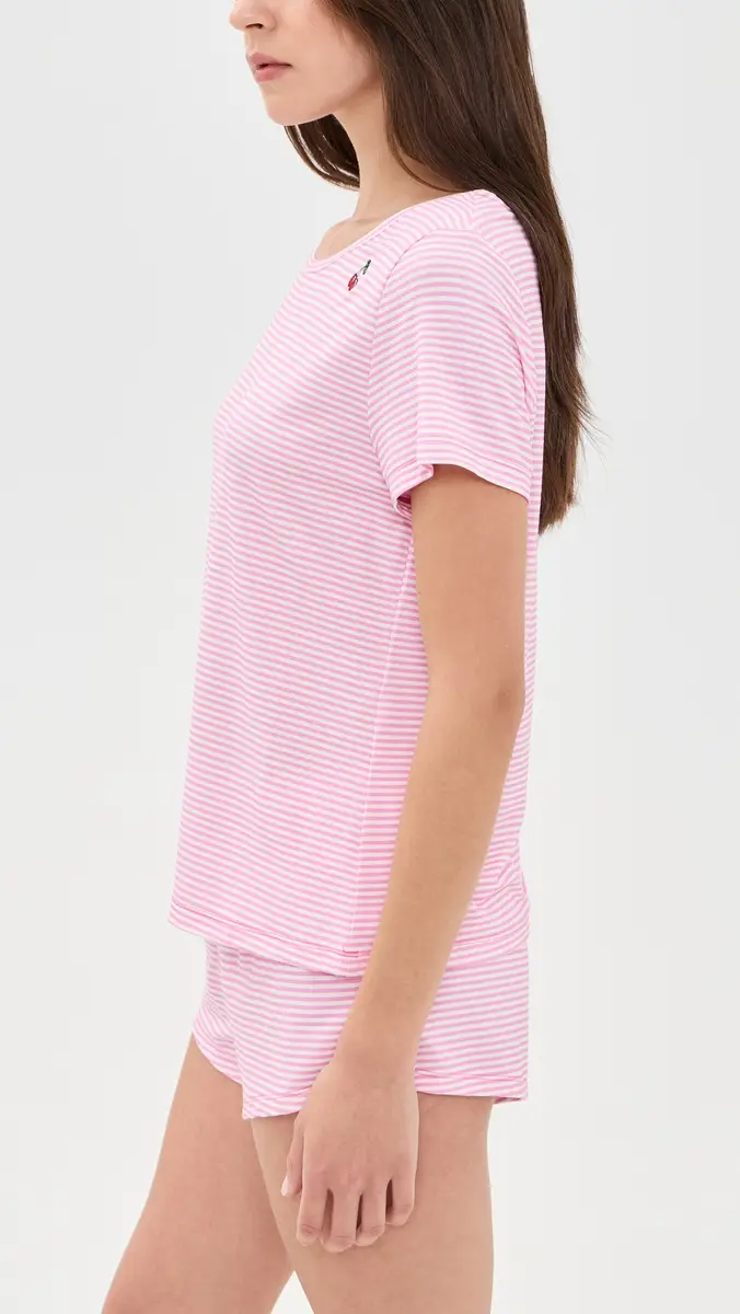 Stripe & Stare T-Shirt & Shorty Set Roller Stripe | Thumbnail 4 Stripe & Stare T-Shirt & Shorty Set Roller Stripe | Thumbnail 4