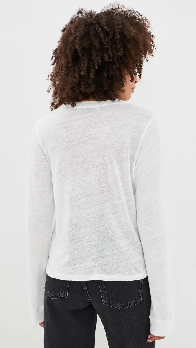 IRO Selhy Linen Tee | Thumbnail 3
