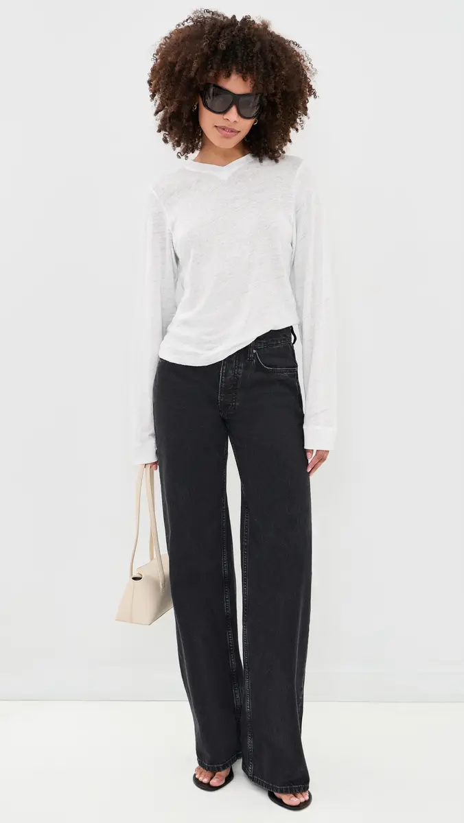 IRO Selhy Linen Tee | Thumbnail 5
