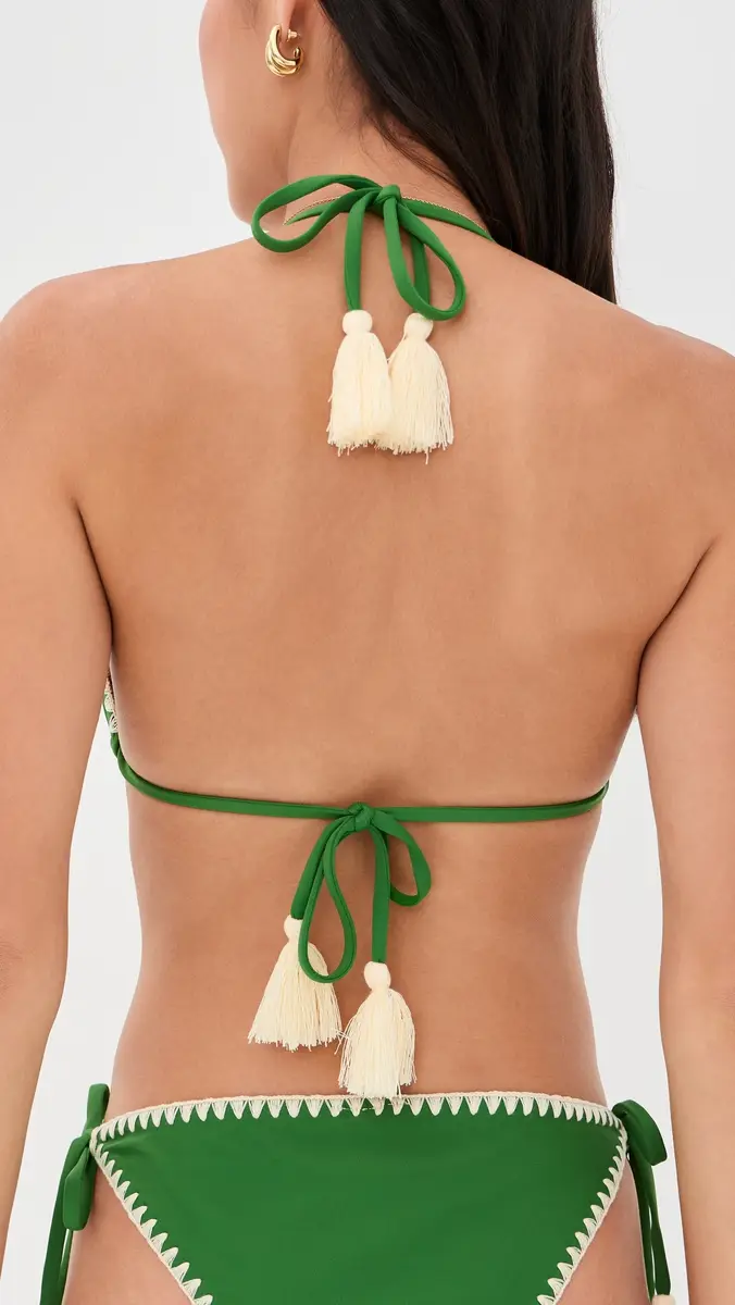 SIMONMILLER Bwai Embroidered Bikini Top | Thumbnail 3