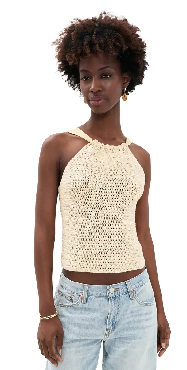 Ba&sh Cedric Crochet Tank Top | Image 1 Ba&sh Cedric Crochet Tank Top | Image 1