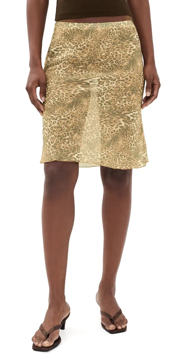 Lioness horeline Midi Skirt Leopard | Image 1 Lioness horeline Midi Skirt Leopard | Image 1
