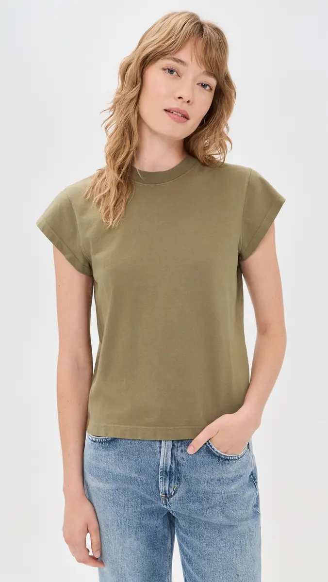 AGOLDE Bryce Cap Sleeve Tee | Thumbnail 2 AGOLDE Bryce Cap Sleeve Tee | Thumbnail 2