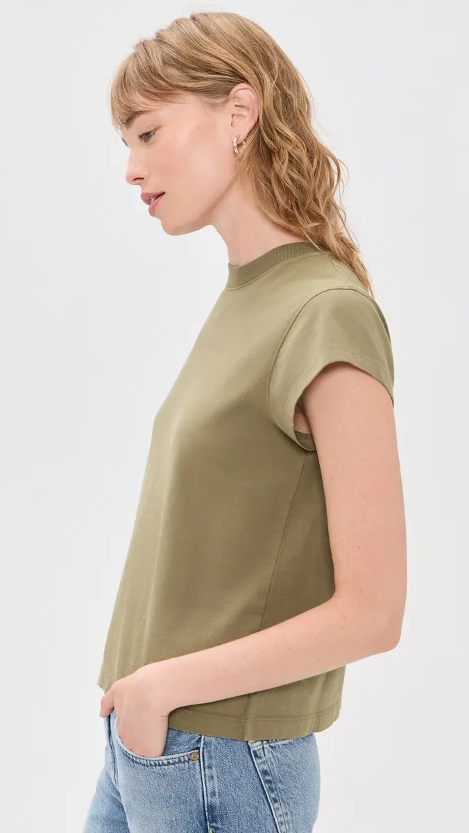 AGOLDE Bryce Cap Sleeve Tee | Thumbnail 4 AGOLDE Bryce Cap Sleeve Tee | Thumbnail 4