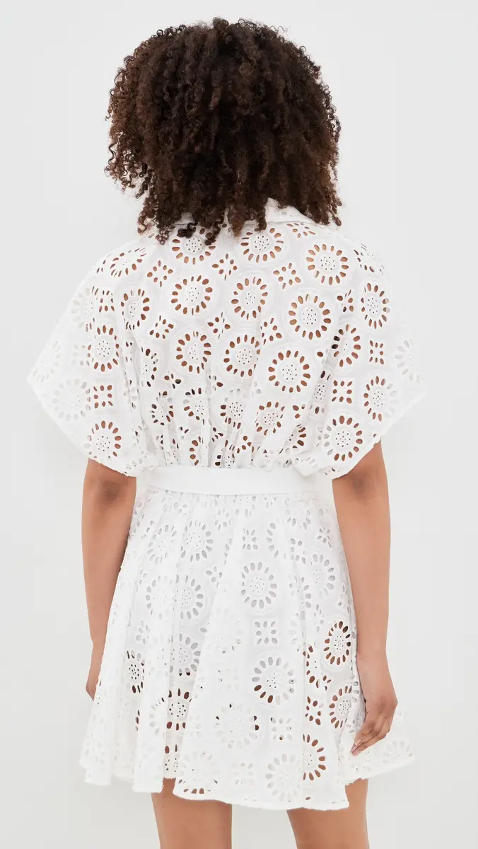Norma Kamali Flared Shirt Mini Dress | Thumbnail 3 Norma Kamali Flared Shirt Mini Dress | Thumbnail 3