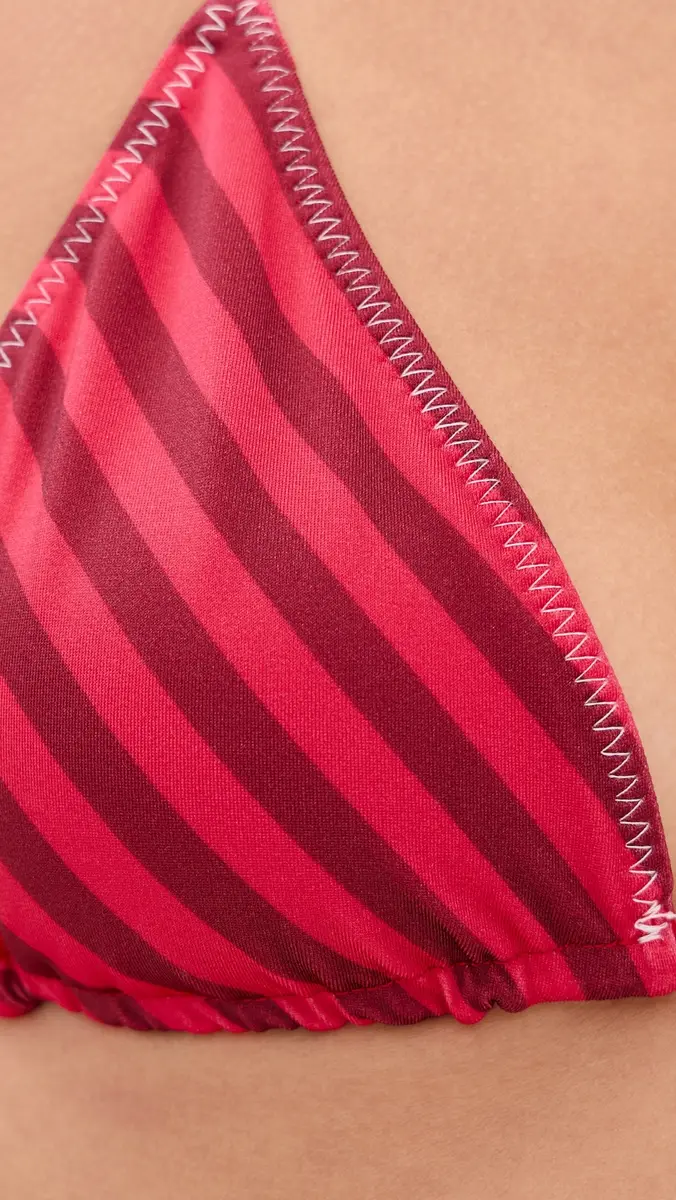 Frankies Bikinis Nick Satin Bikini Top | Thumbnail 6