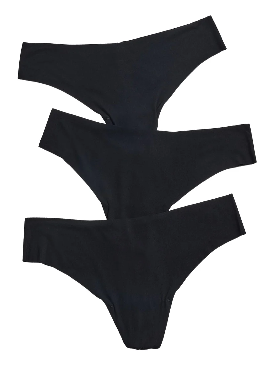 Commando Butter Mid-Rise Thongs 3 Pack