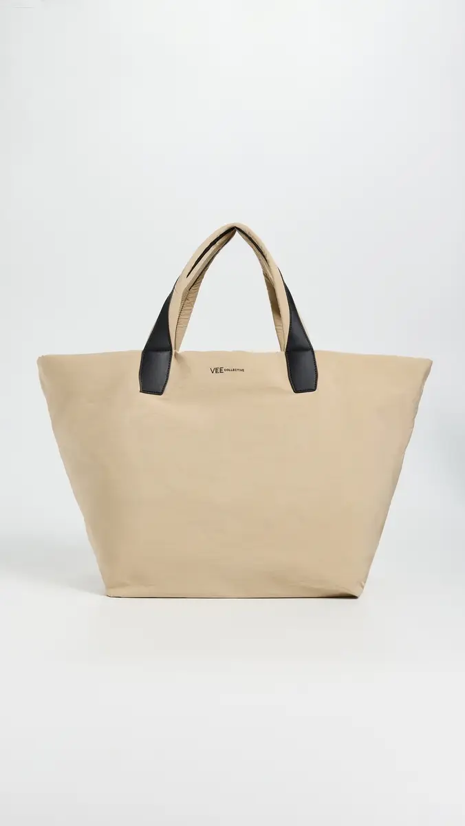 Vee Collective Essence Weekender Beige Trench Tote | Thumbnail 2 Vee Collective Essence Weekender Beige Trench Tote | Thumbnail 2