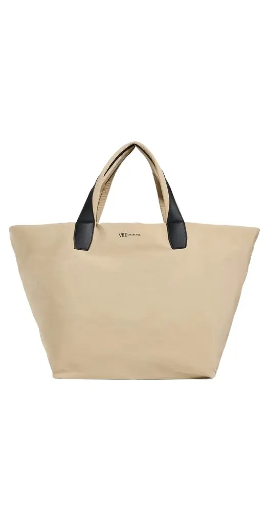 Vee Collective Essence Weekender Beige Trench Tote