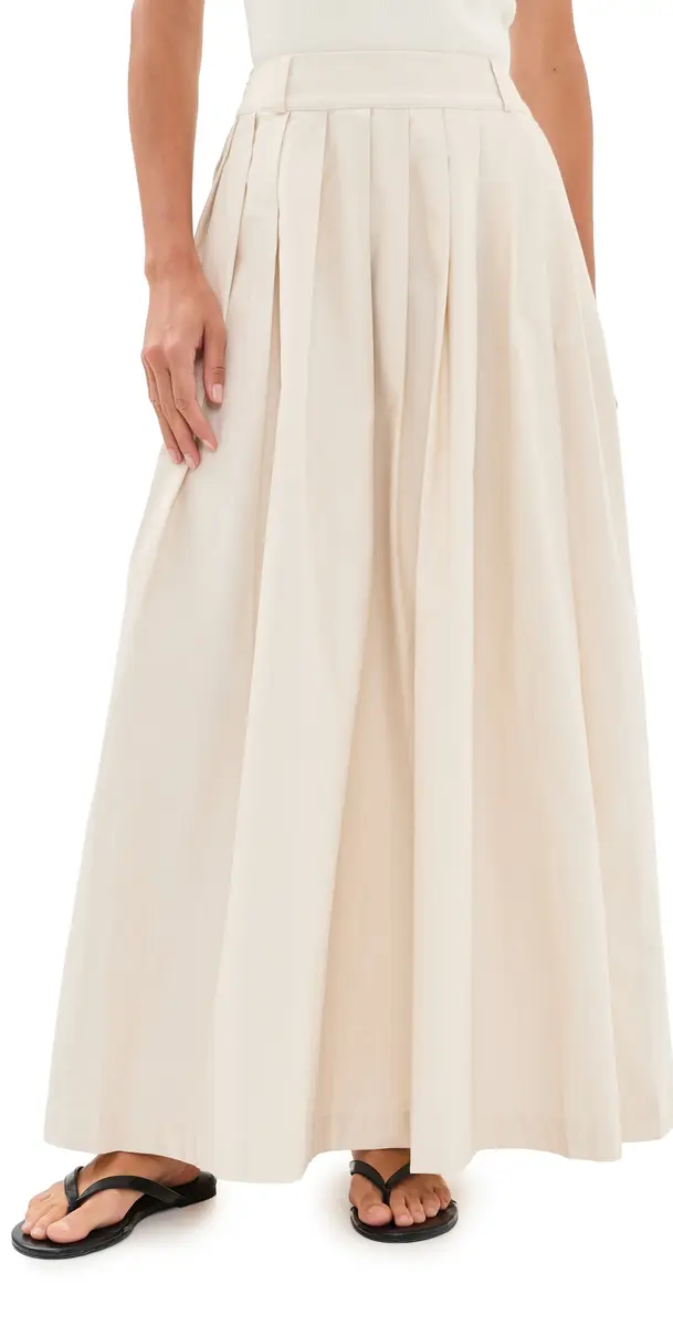 VRG GRL Delphi Maxi Skirt Cream | Image 1 VRG GRL Delphi Maxi Skirt Cream | Image 1