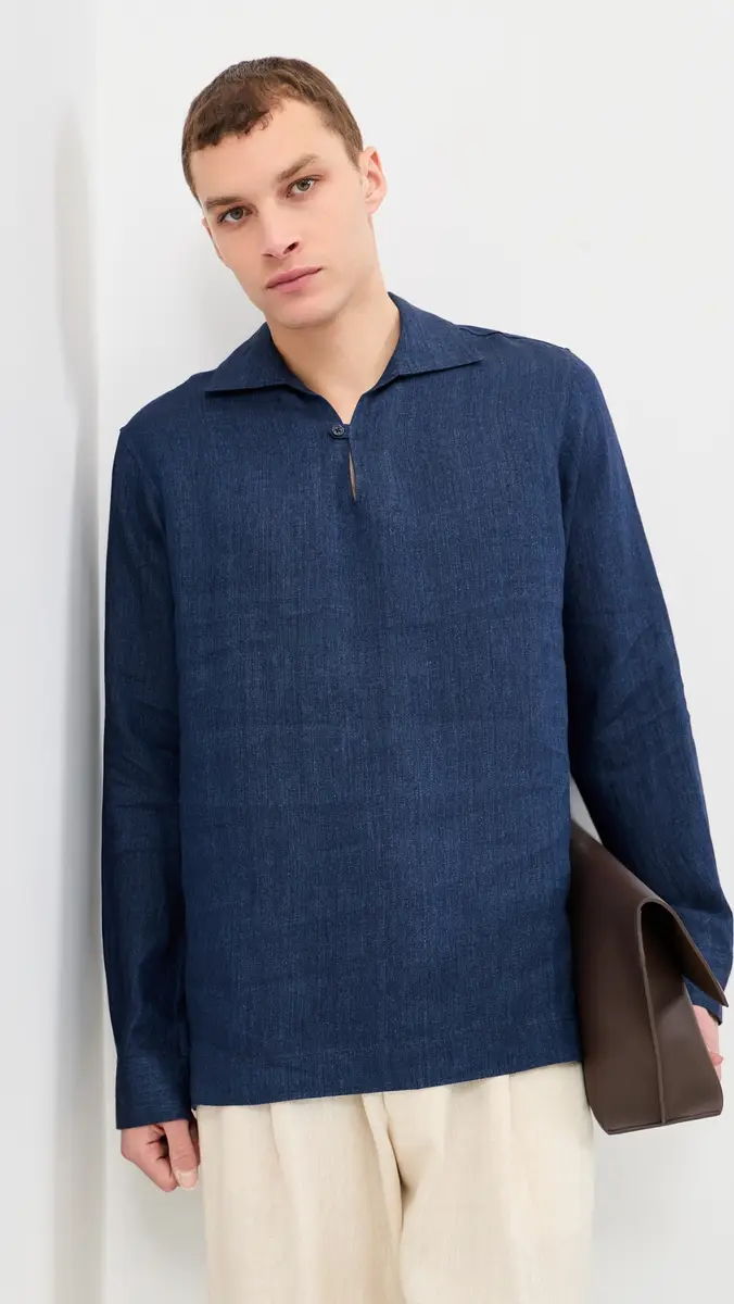 Orlebar Brown Vincent Linen Shirt | Thumbnail 2 Orlebar Brown Vincent Linen Shirt | Thumbnail 2