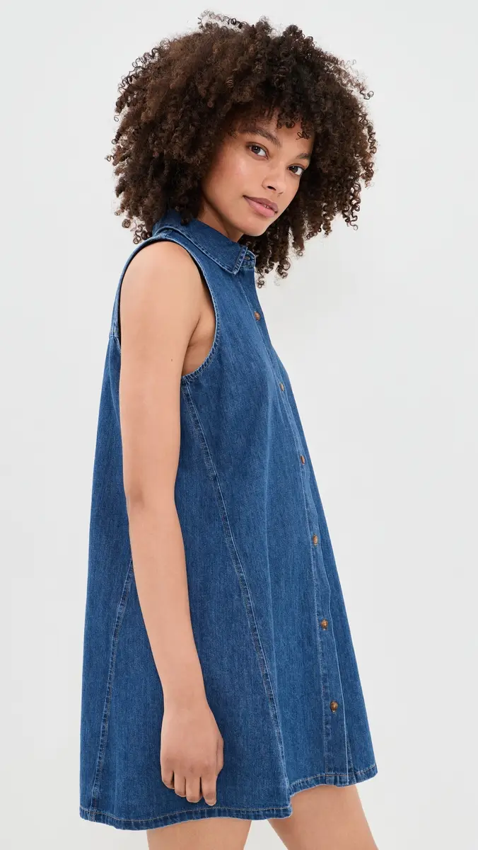 Z Supply New Day Denim Dress | Thumbnail 4 Z Supply New Day Denim Dress | Thumbnail 4