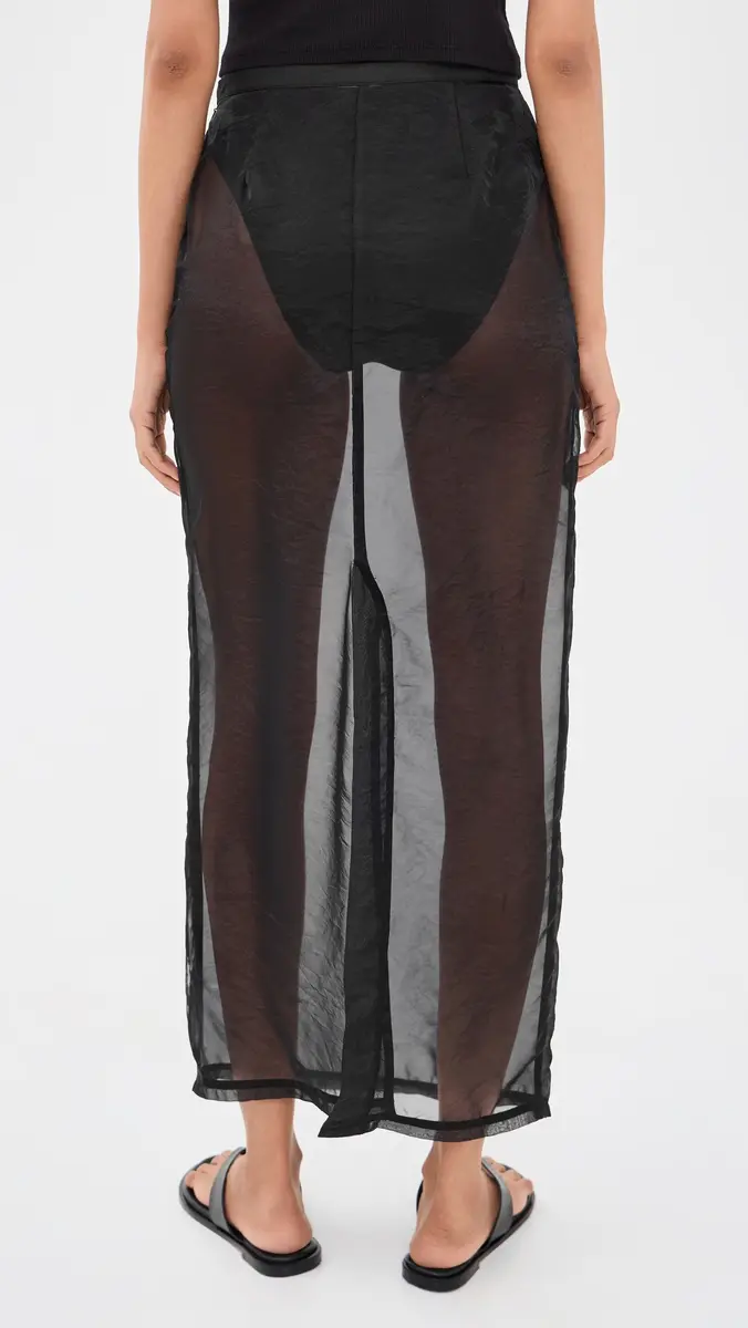 VRG GRL Devyn Sheer Midi Skirt | Thumbnail 3 VRG GRL Devyn Sheer Midi Skirt | Thumbnail 3