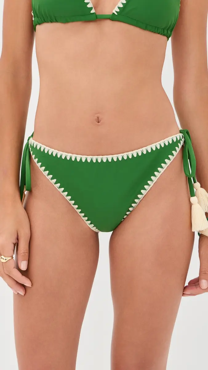 SIMONMILLER Bwai Embroidered Bikini Bottoms | Thumbnail 2